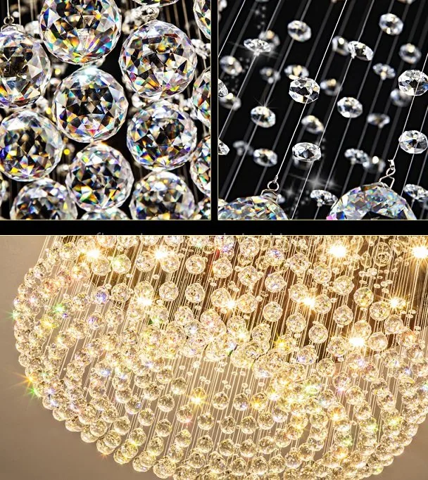 Modern Simple Restaurant / Hotel / Home LED Crystal Ceiling Lighting Zf-Cl-002