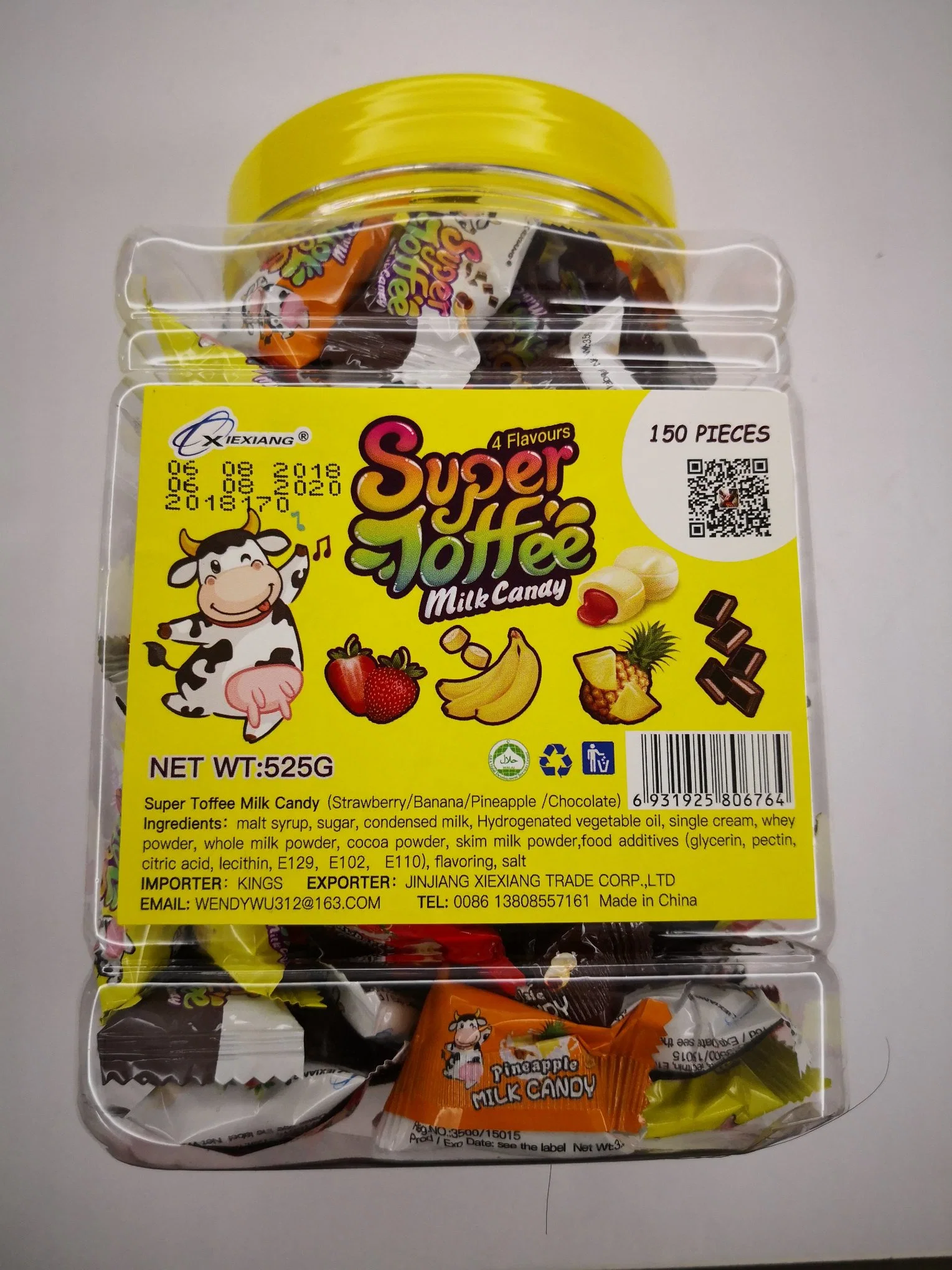 Super Toffee Candy with Center Filling