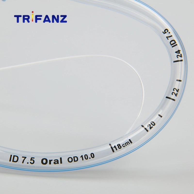 Instrumento médico tamaños de rea preformada Oral tubo endotraqueal