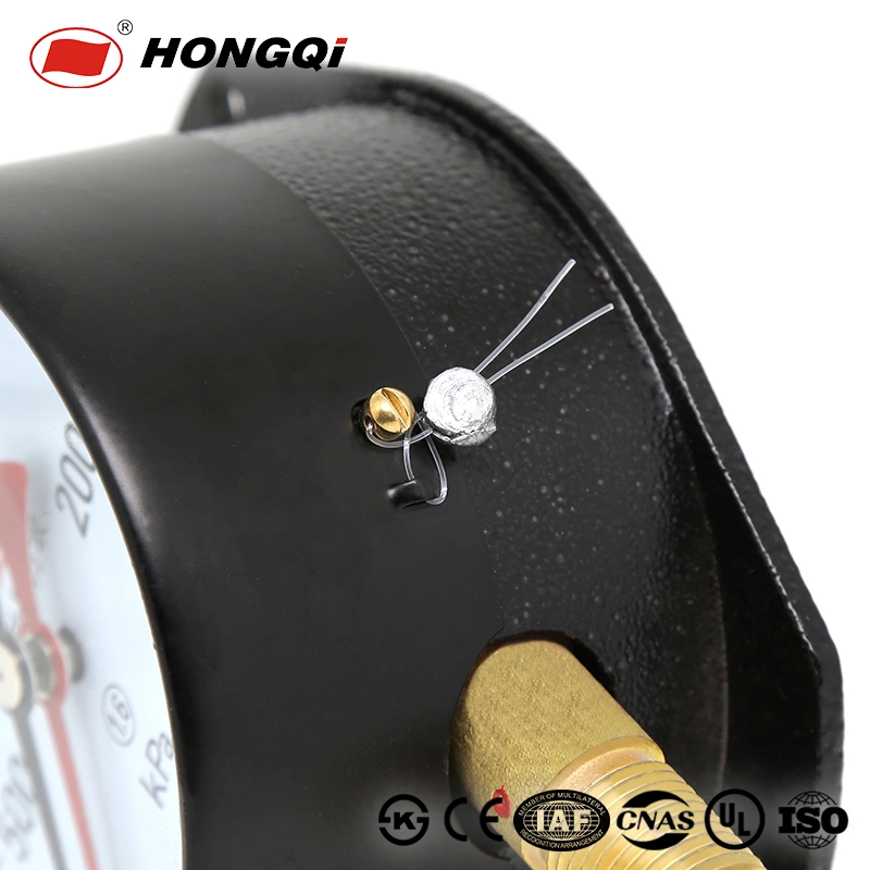 1.6 Grade General Pressure Gauge with Double Pointer for Railway