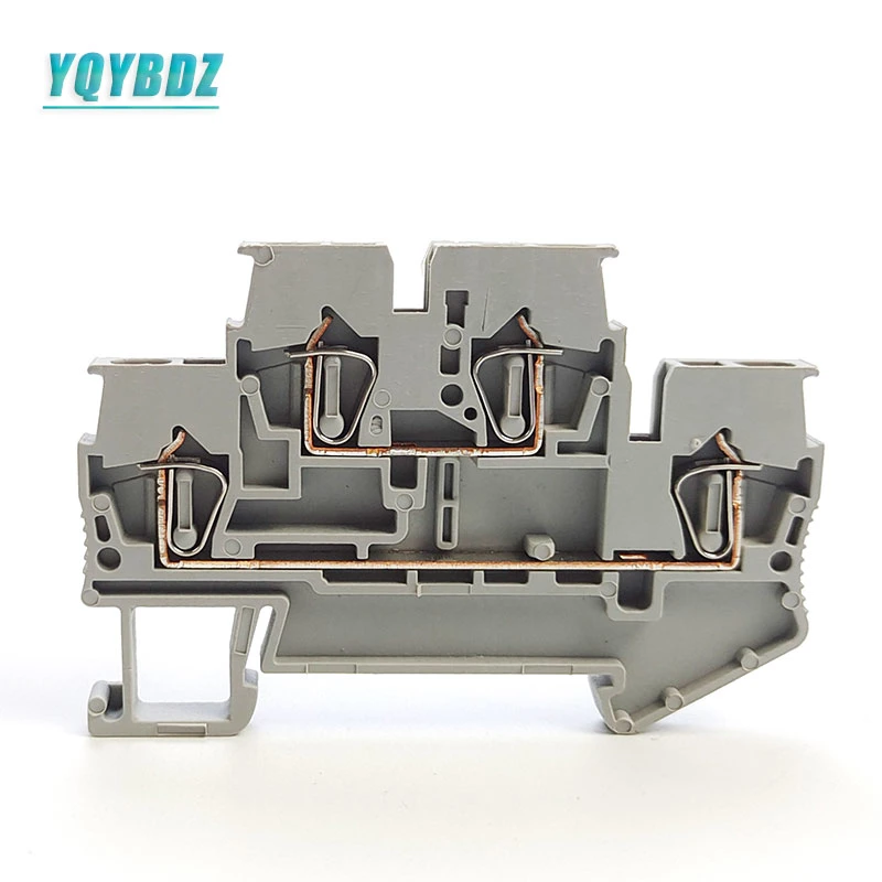 Space Saving Ultra-Thin Sttb1.5 Push-in Wire Connector Double-Layer Terminal Block