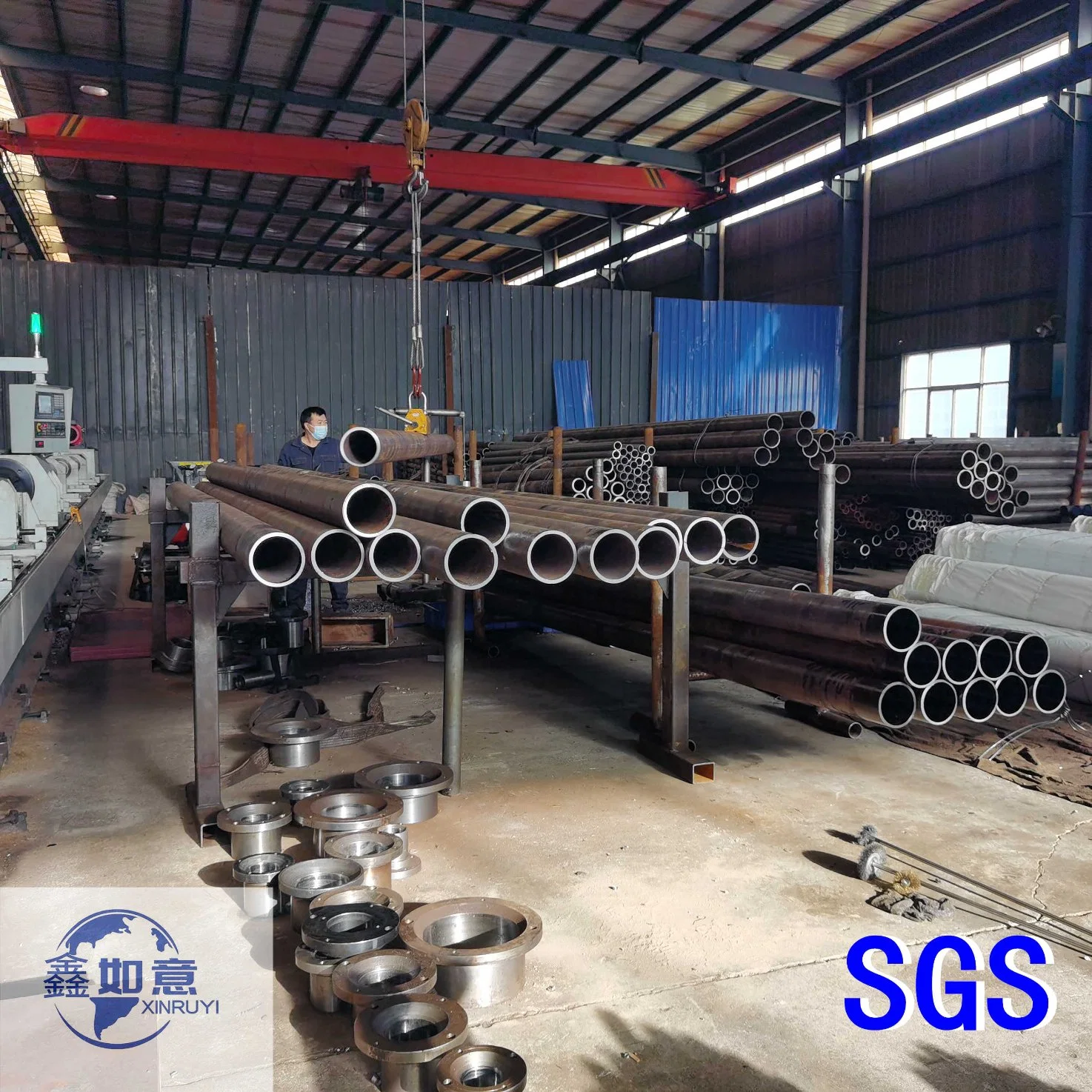 Cold Drawn Steel Tube SAE 1020 1045 ASTM A210 St52 E355 304 Shaft Seamless Iron Steel Honed Pipe