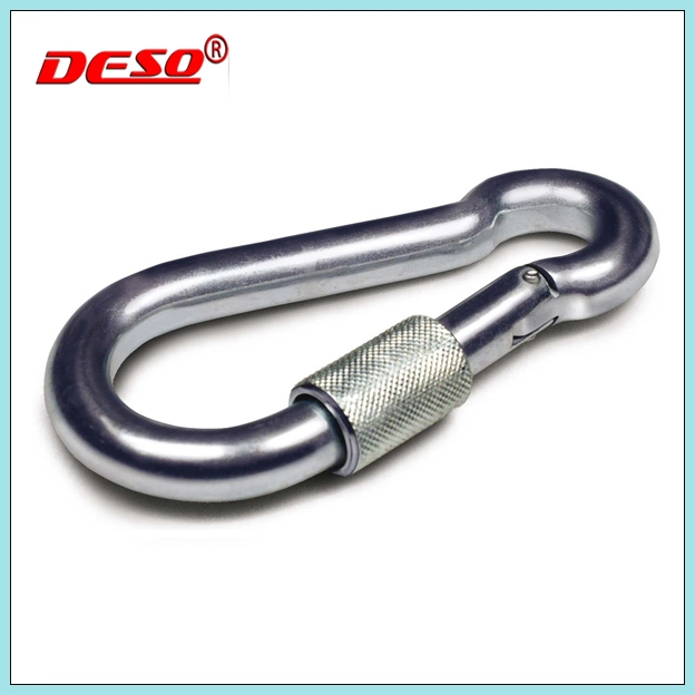 Zinc Alloy Steel Snap Hook with Screw Lock DIN5299 Form D