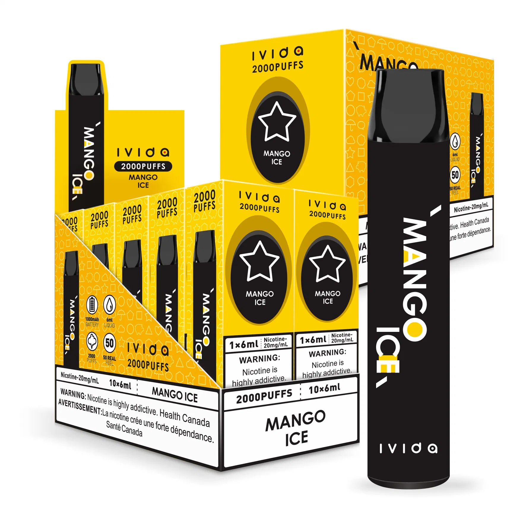 Well-Design razoável de alta qualidade anos experiências Vape ODM OEM preço de fábrica 2000 borlas para a mais segura e cigarro para parar de fumar Breeze comércio por grosso