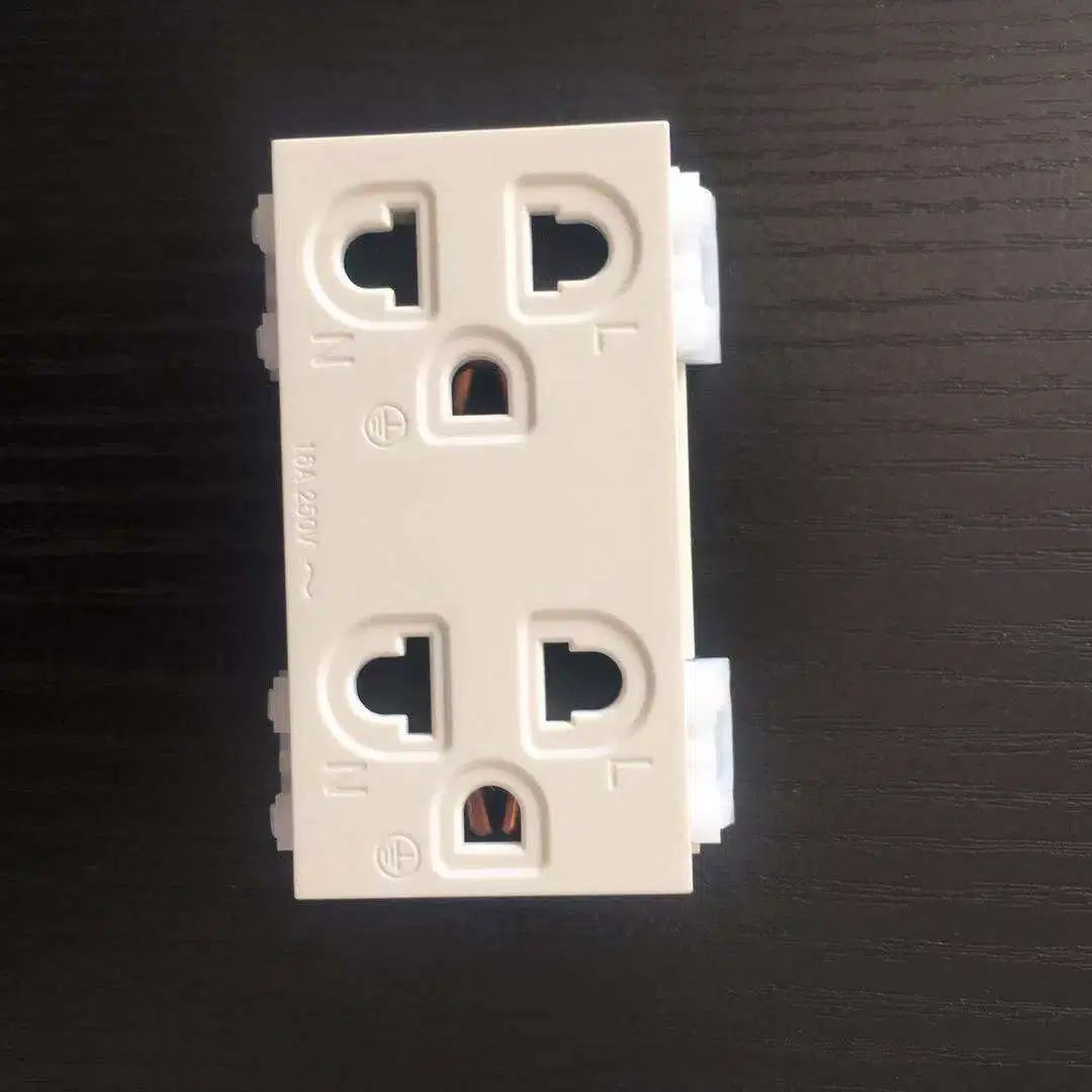 Interruptor de pared de energía eléctrica cordones de la toma de 250V 16A