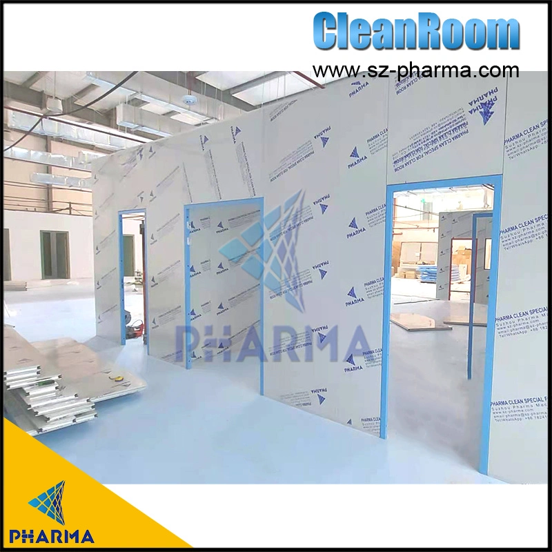 Farmacéutica Dust-Free Limpia Clase 100 Modular Proyecto Sistema de salas limpias