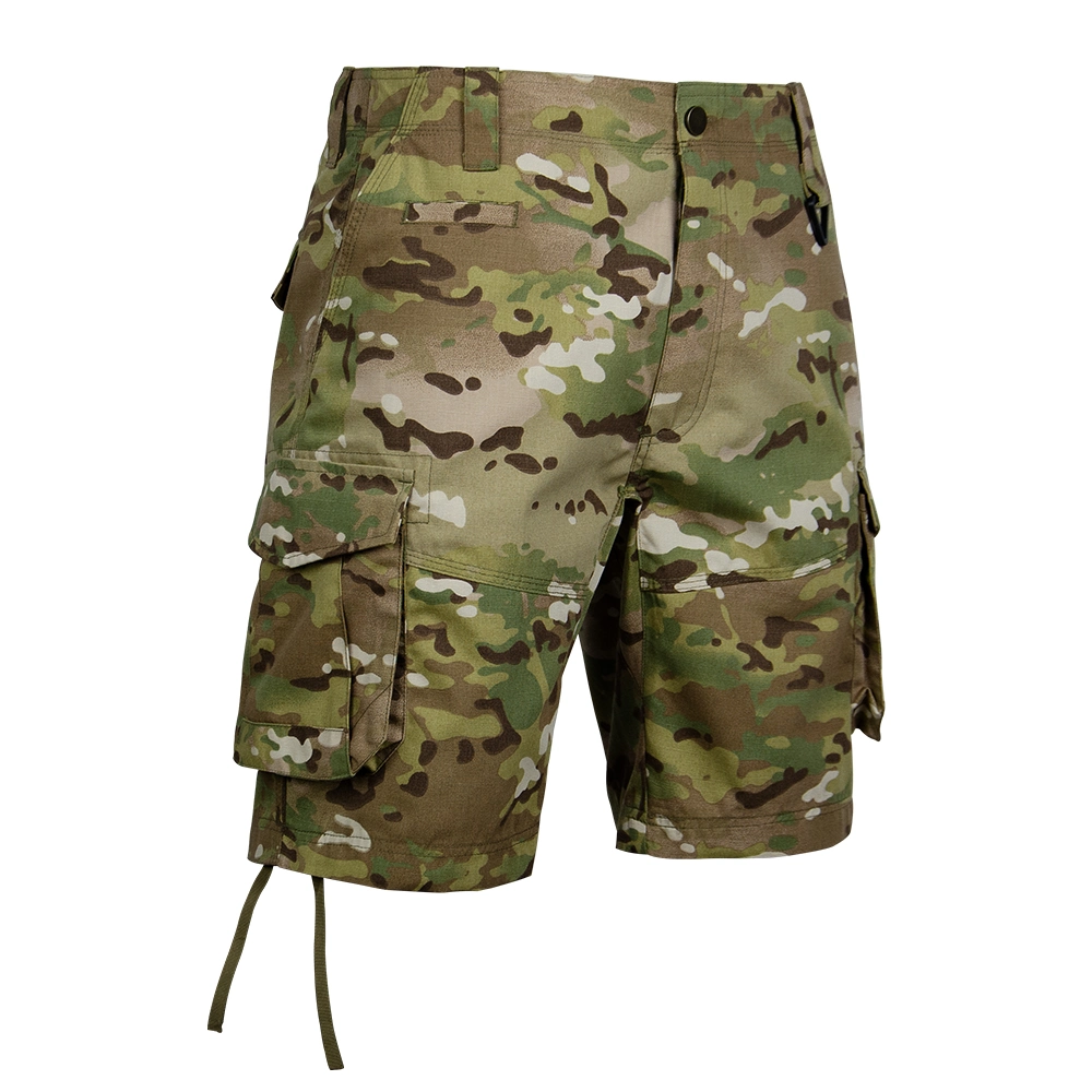 New Street Style Multicam Cp Camo Polyester and Cotton Cargo Casual Shorts for Men