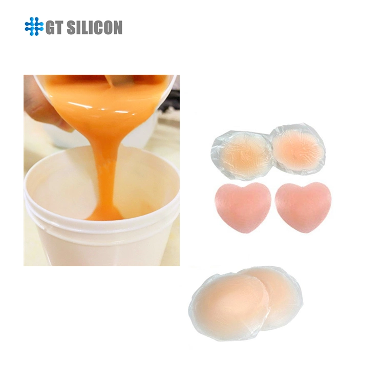 Silicone líquido de alta qualidade suave para a pele borracha para mulher almofada de silicone no peito