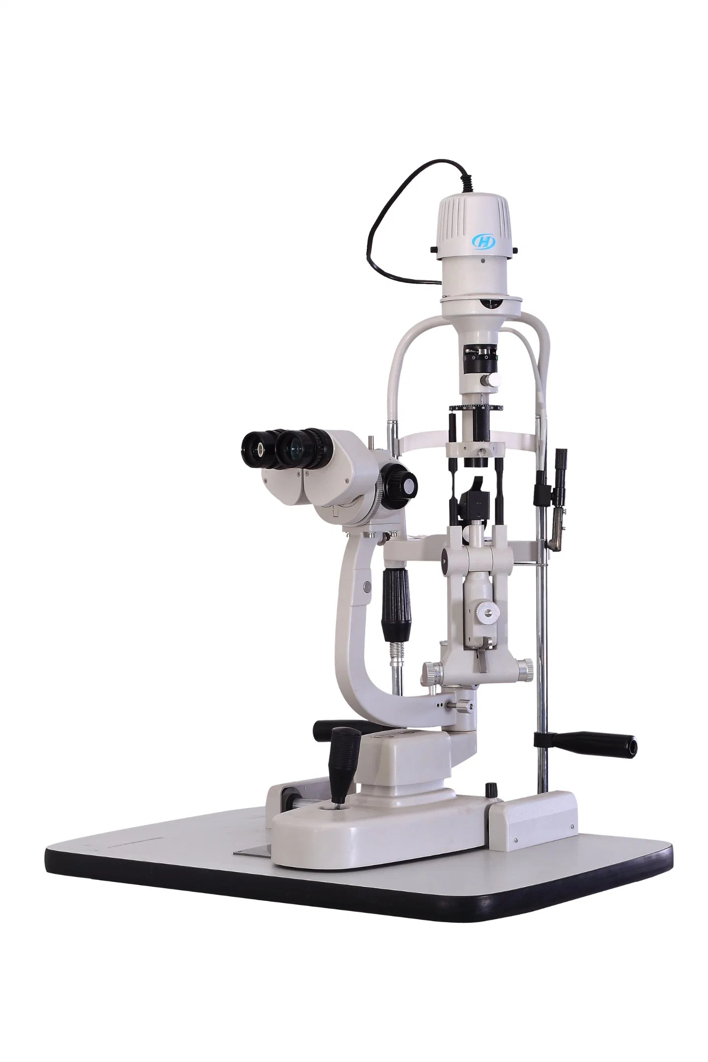 Microscopio de máquina de lámpara de LED con iluminación oftálmica a bajo precio