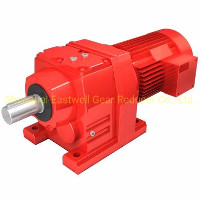 High quality/High cost performance  Foot Mounted Helical Reducer Geared Motor