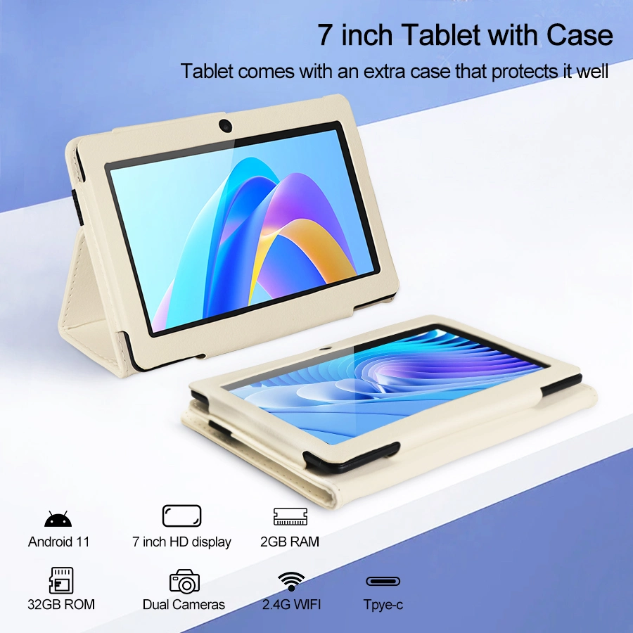 7 pouces Android 13 Tablette PC pour Enfants Enfants Tablette d'Apprentissage Éducative WiFi Bt OEM ODM en Stock Tablettes