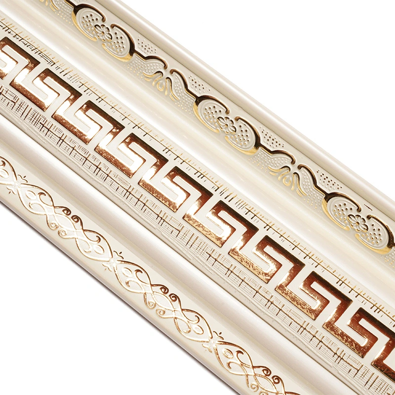 New Popular Good Quality Iraq Rustic Color Interior Plastic Crown Cornice Moulding