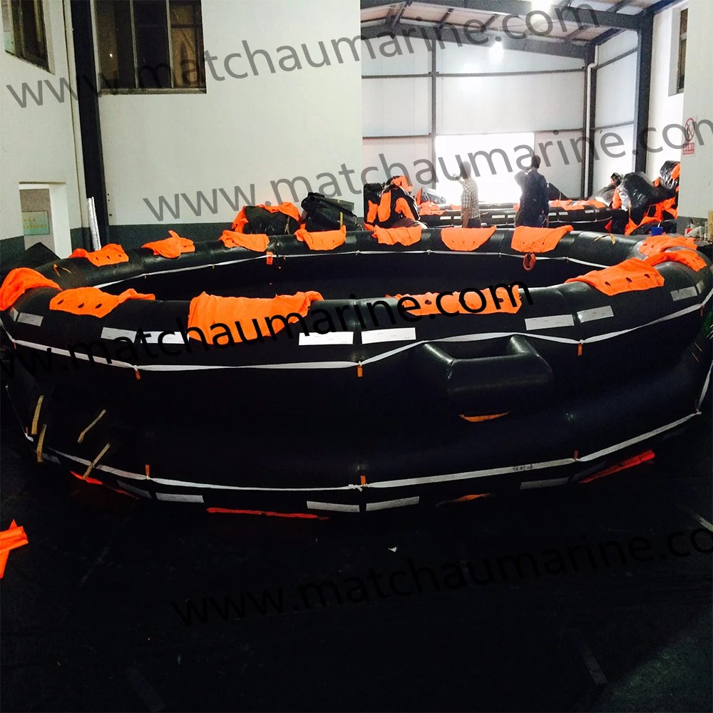 High quality/High cost performance  Marine Lifesaving Throw-Overboard Inflatable Life Raft