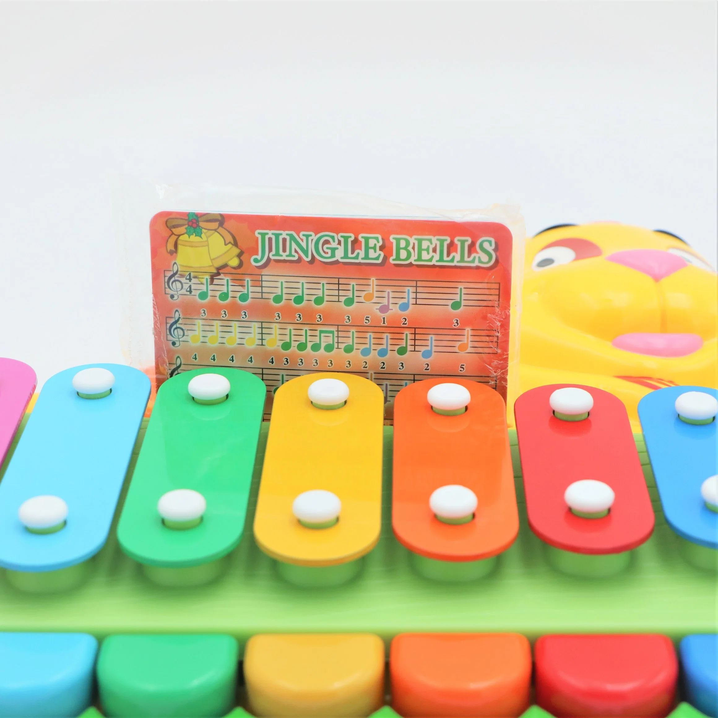 León de percusión Instrumentos musicales de juguete la mano de madera juguetes de Piano de golpeteo 8 gigante notas