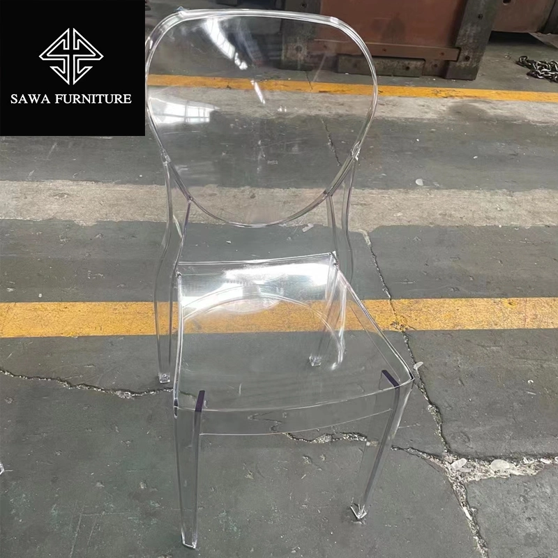 Wholesale/Supplier Cheap Wedding Plastic Chair Transparent Modern Home Furniture