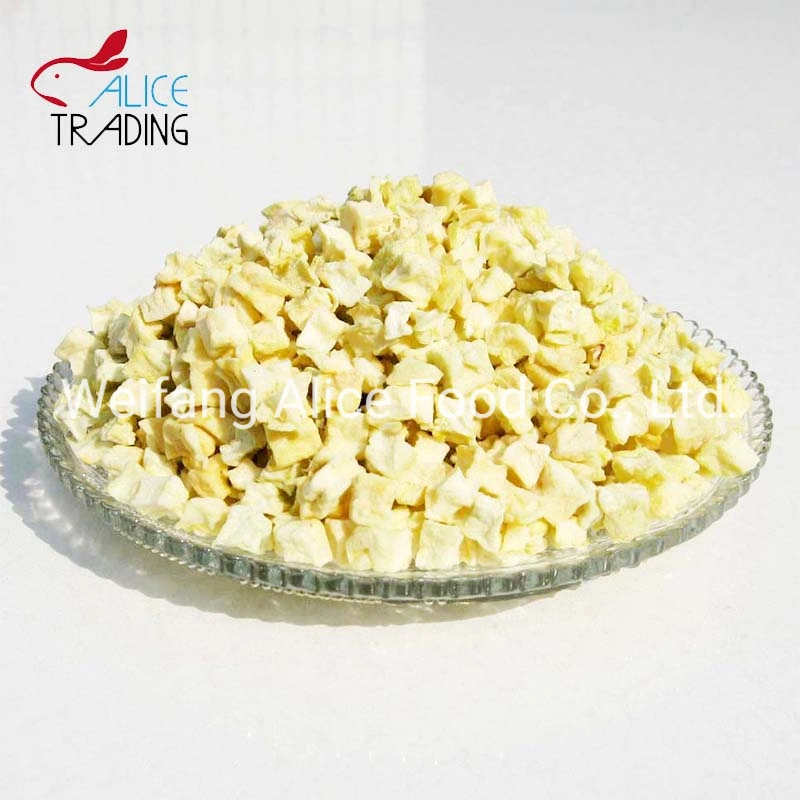 China Wholesale bocadillos saludables conservas de frutas manzana deshidratada Dried Apple cubos