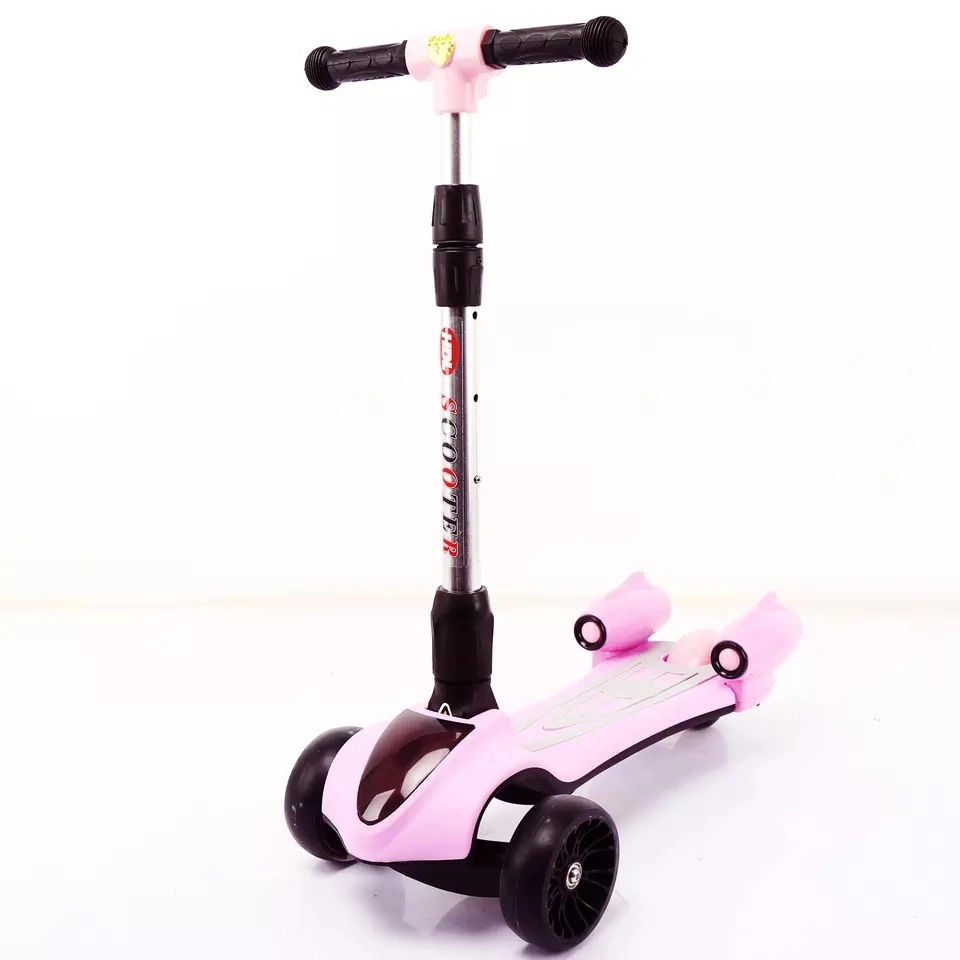 Kind Scooter Modische Art 3 Rad Kinder Spielzeug Billig Einstellbar Höhe Kick Scooter Rauchen Kinder Scooterspray Rauch