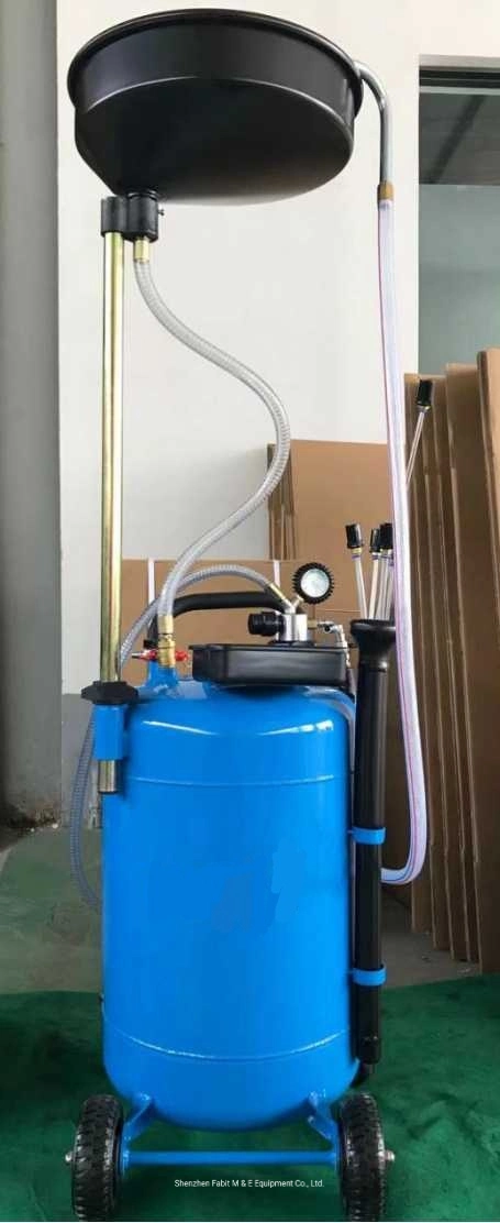 Fabit 70L Portable déchets pneumatique de vidange huile de pompe à vide de l'extracteur extracteur