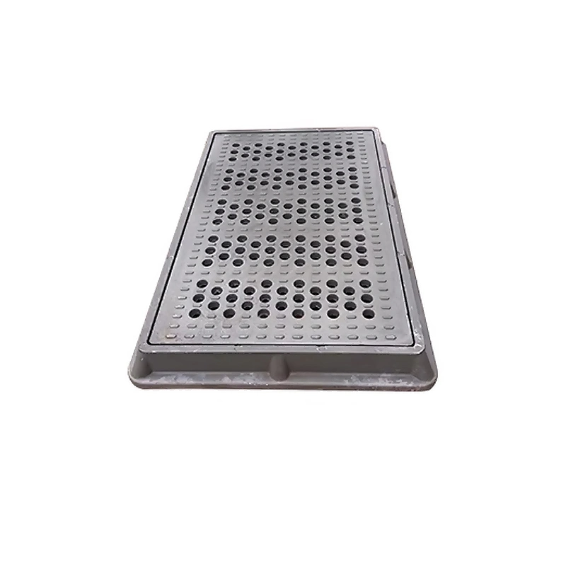 En124 Light Weight Composite Resin BMC/SMC/FRP Replacement Road Gully Drain Grating