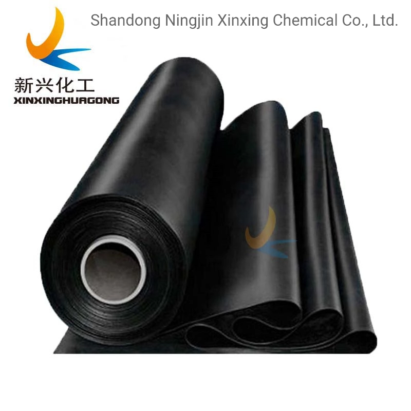 Environmental Protection Black and White Color HDPE Smooth Fish Farm Pond Liner Geomembrane