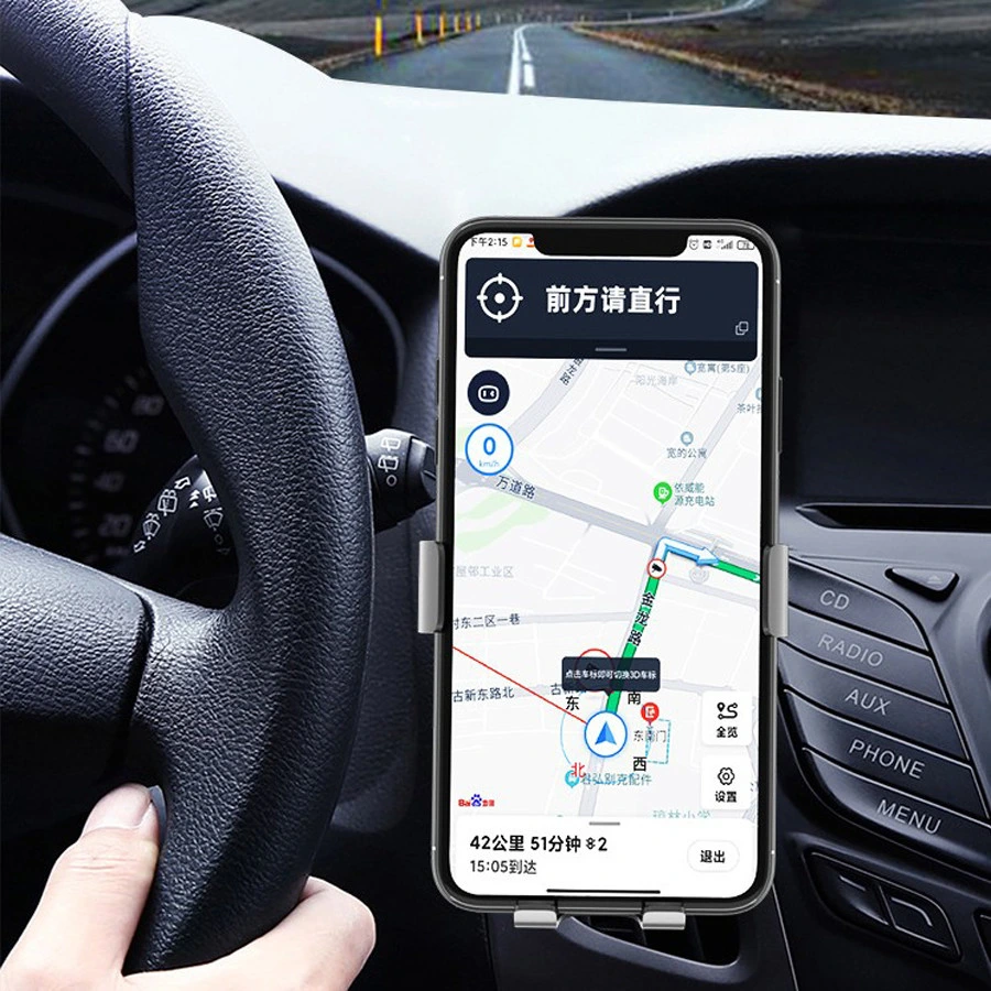 Kundenspezifisches Qi 15W Automatisches Öffnen-Schließen Handy Halterung Wireless Ladegerät Im Auto