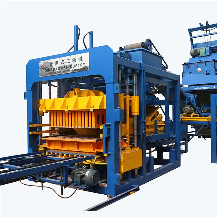 Qt2-15 Automatic Concrete Hollow Brick Block Making Machine Price for Sale in USA