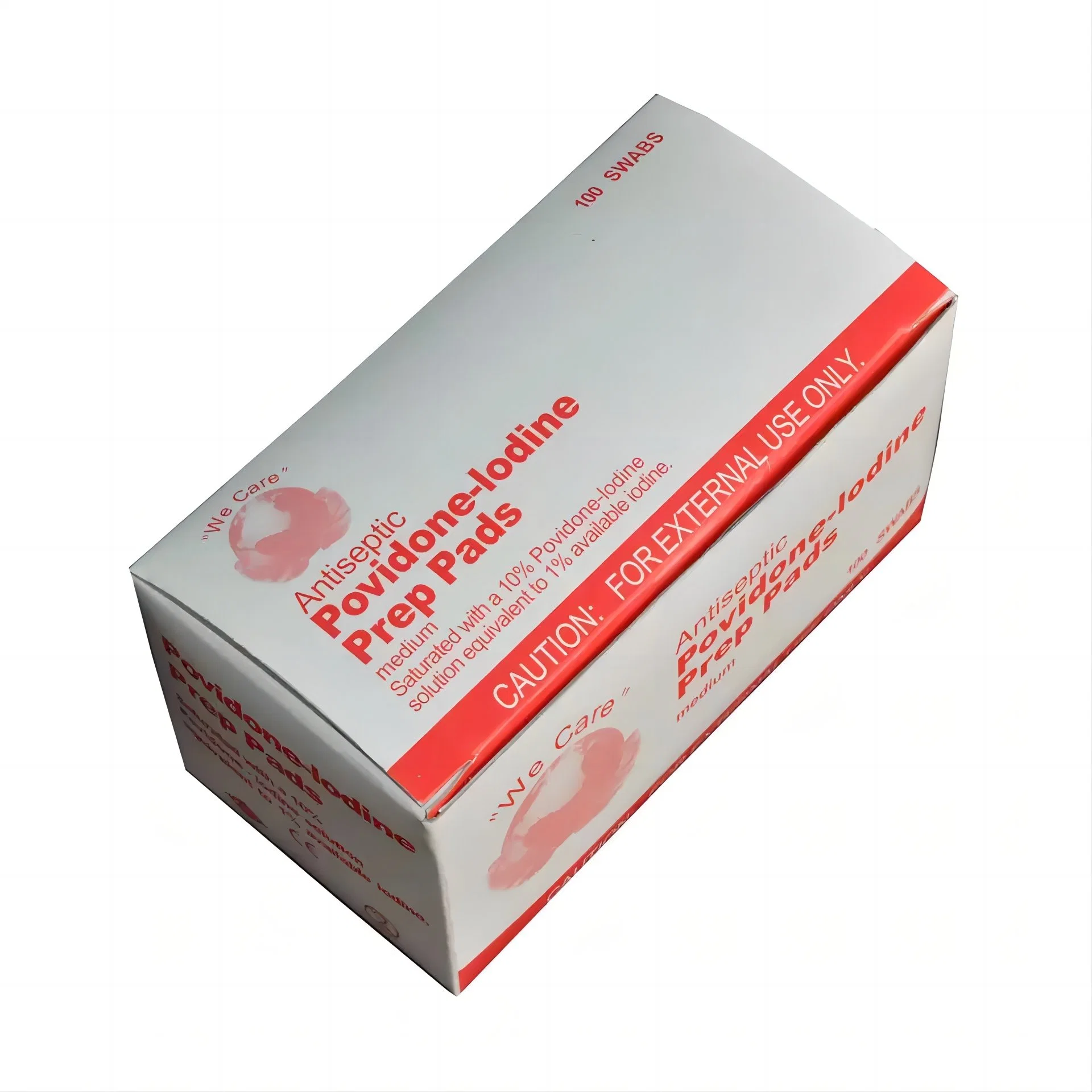 Disposable Medical Skin Cleaning Povidone Iodine Prep Pad