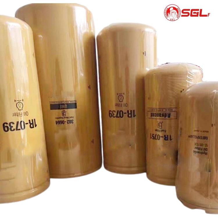 Sgl Brand Auto Truck Spin-on Parts Lube HEPA Oil Filter for Cat Excavator Diesel Engines 1r-0716 15% off