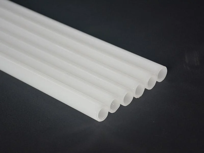 High Performance Extruded High Hardness White PVDF Short Plastic Rod for Electrical