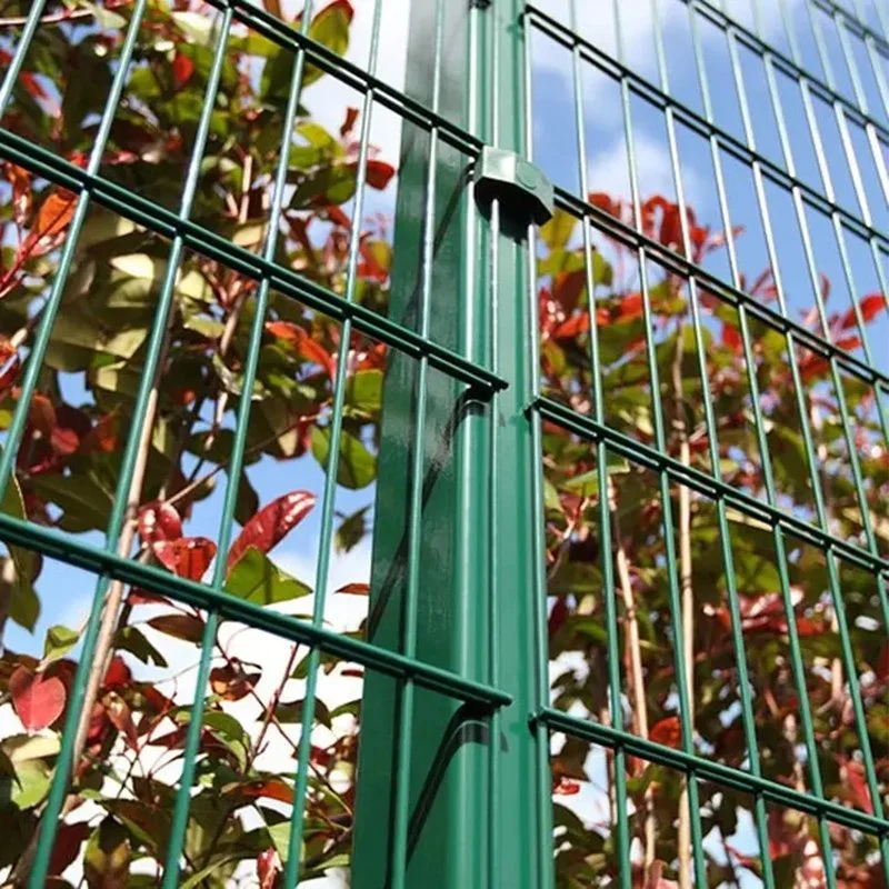 Twin Wire Mesh 868 656 Double Welded Mesh Fencing Metal Panel PVC Panel Perimeter Security Fencing PVC Coated Welded Double Wire Fence