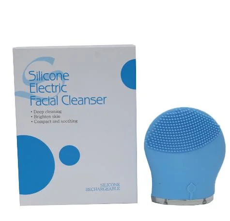 Electronic Soft Sonic Wash Silicone Face Cleaning Brush