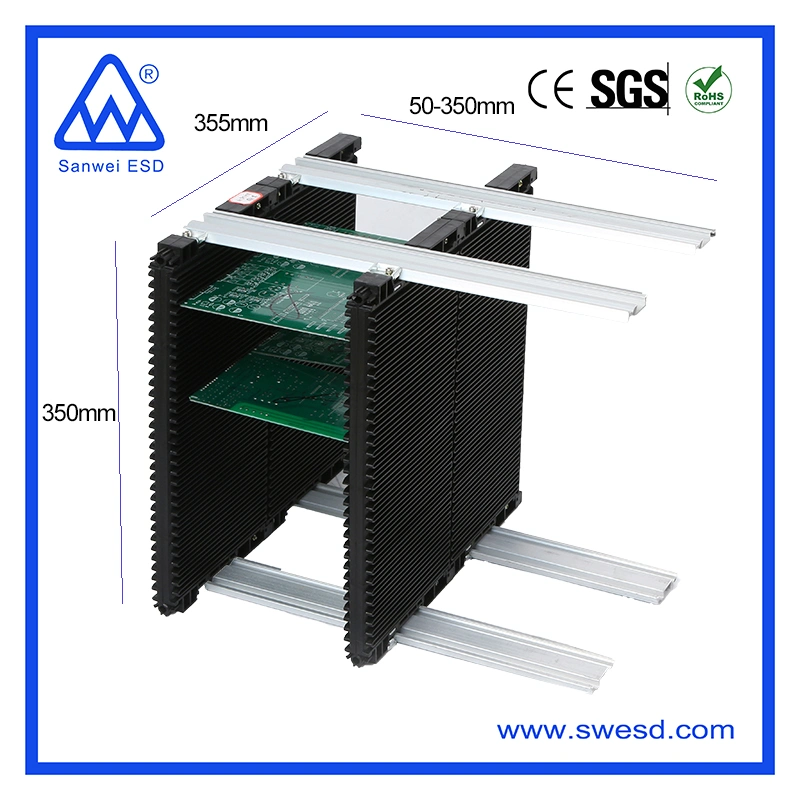 Antistatic PCB Circulation Rack for Industrial Cleanroom