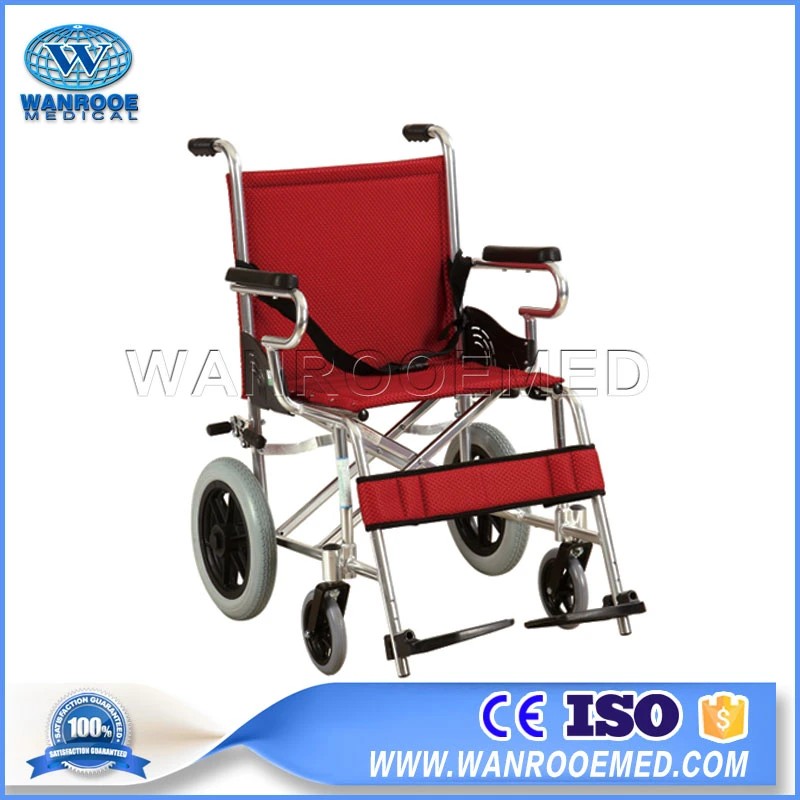 Bwhm-1b33 Medical Equipment Folding Portable Transport Steel Manual Wheelchair