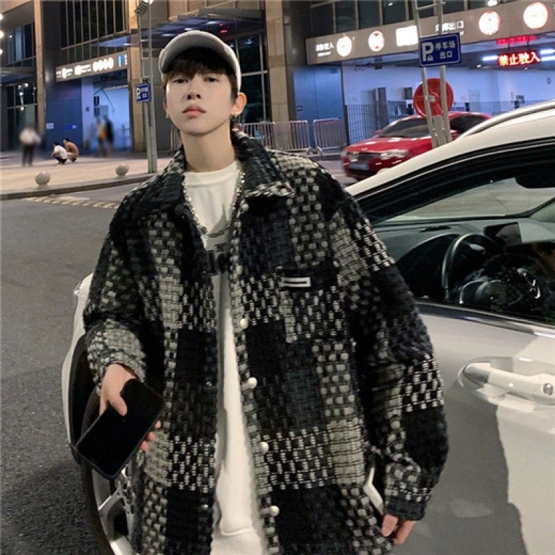 Fashion New Style High quality/High cost performance Young Men Boy Wholesale/Supplier Popular Over Loose Leisure Custom Embroidery Spring Autumn Coat Jackets