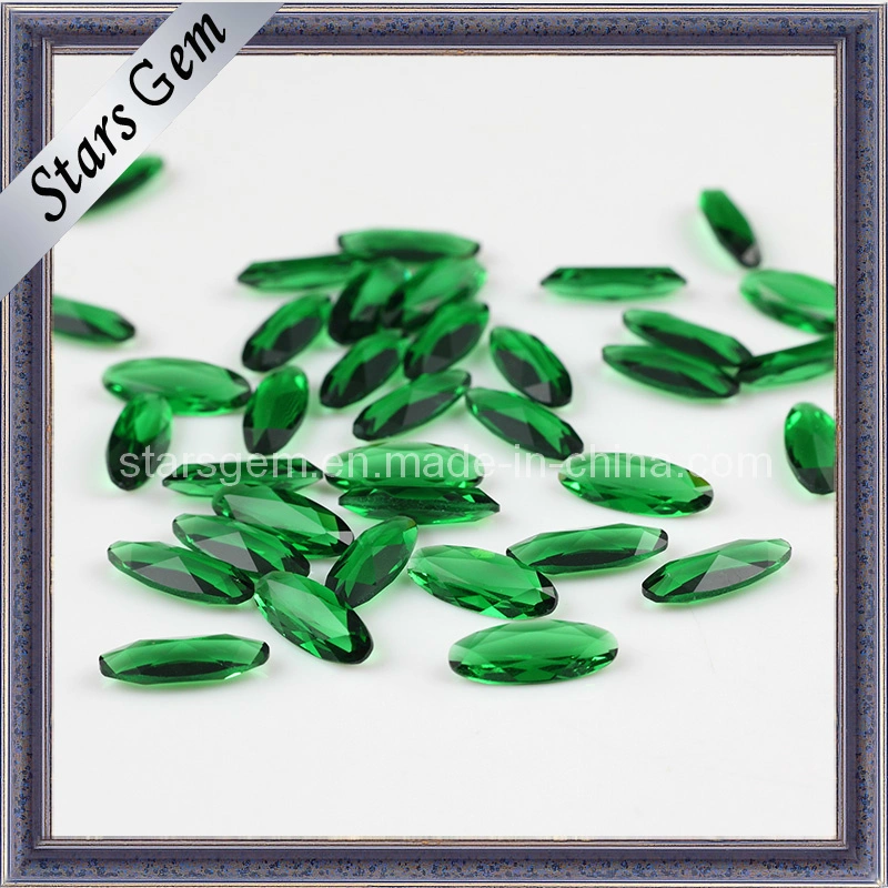 Low Price Emerald Marquise Shape Glass