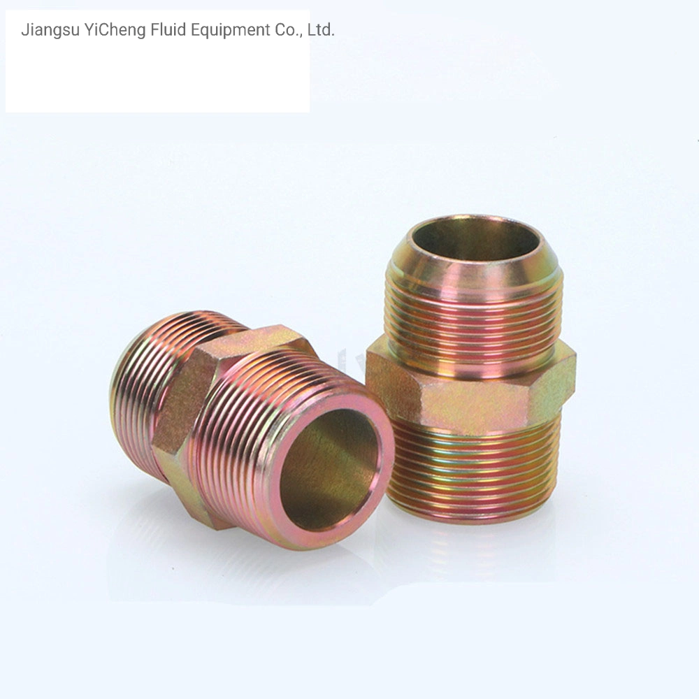 1PCS NPT to Bsp 1/8&quot; 1/4&quot; 3/8&quot; 1/2&quot; Male Thread High-Pressure Hydraulic Tubing Joint Reducer Wire Adapter Fittings