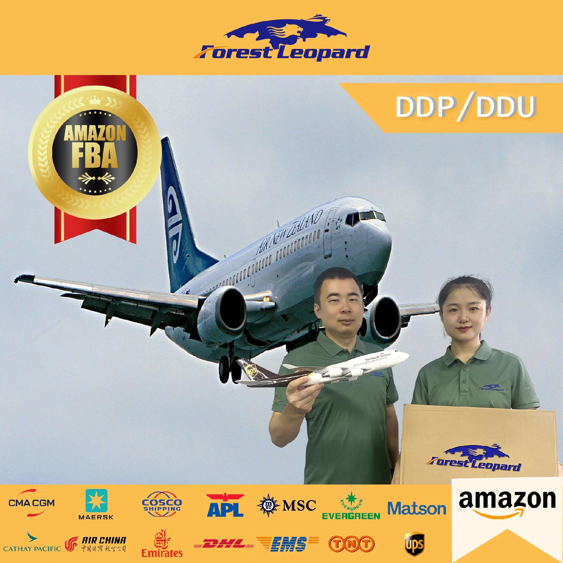 أسرع خدمة DDP Express من UPS/DHL/FedEx/TNT إلى الولايات المتحدة الأمريكية من الصين