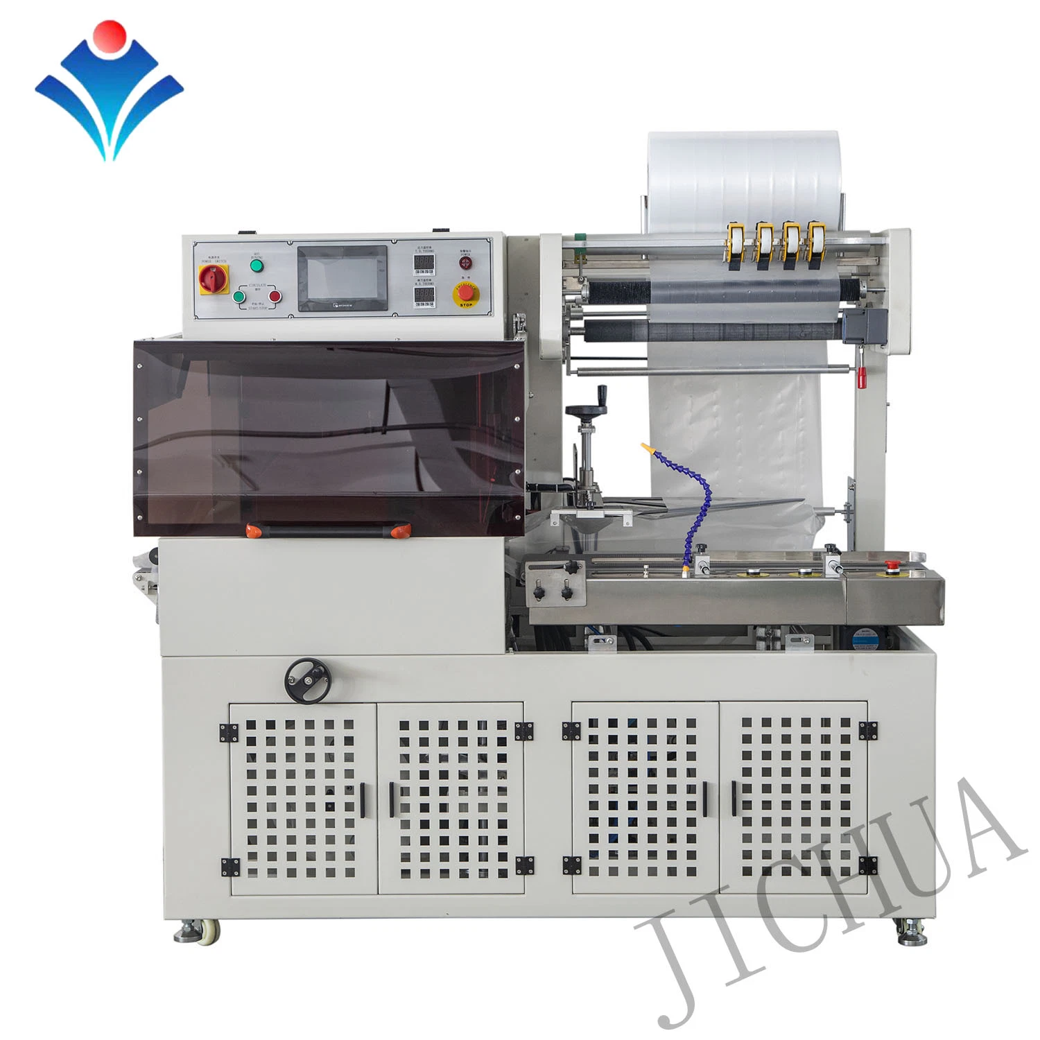 Factroy Price Automatic Heat Film Shrink Tunnel Wrapper and Heat Shrink Wrapping Packaging Machine