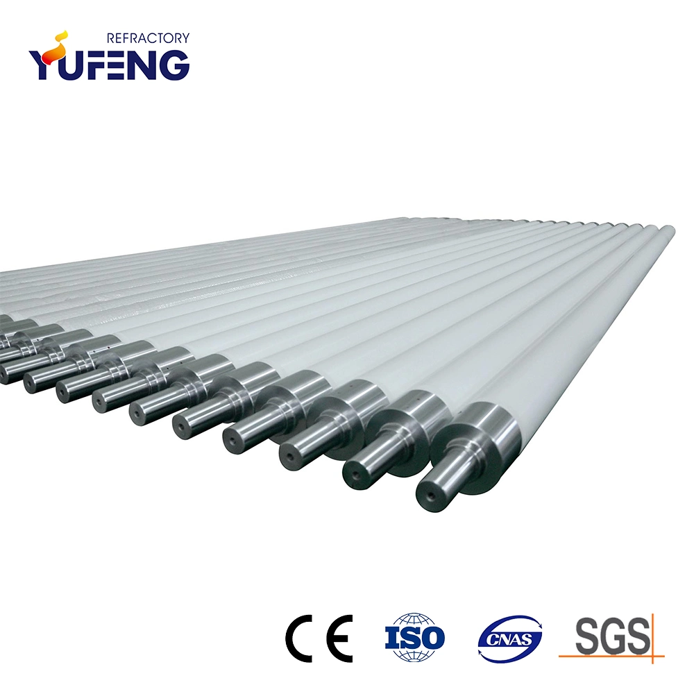 High Density Fused Silica Quartz Ceramic Roller for Metal Heat Treatment Furnace