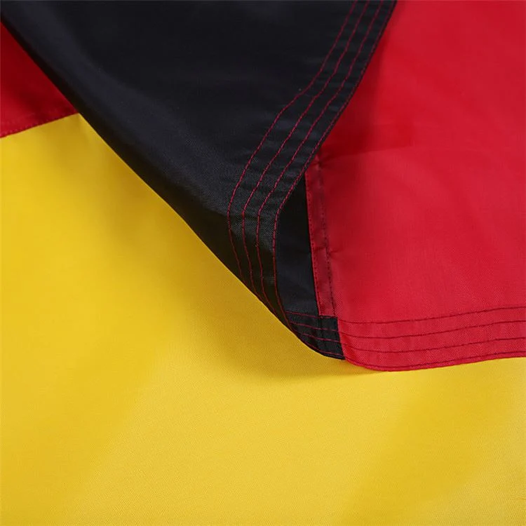 160GSM Spun Polyester Belgium Outdoor National Flag with Custom Logo