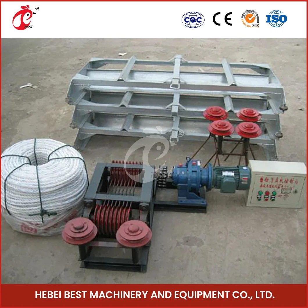 Bestchickencage Manure Removal System China Pig Farm Manure Scraper System Manufacturer High-Quality Cast Iron Material Chicken Cage Manure Scraper Machine