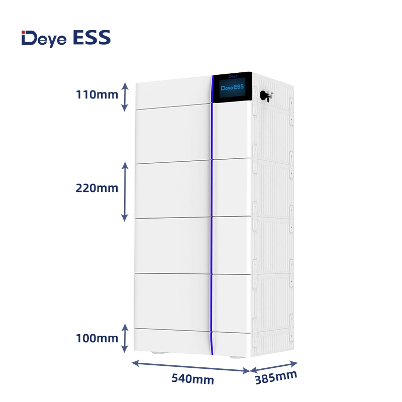 Module bloc-batterie Deye ESS GB-L LiFePO4 102.4V 40ah Solar Batterie de stockage d'énergie