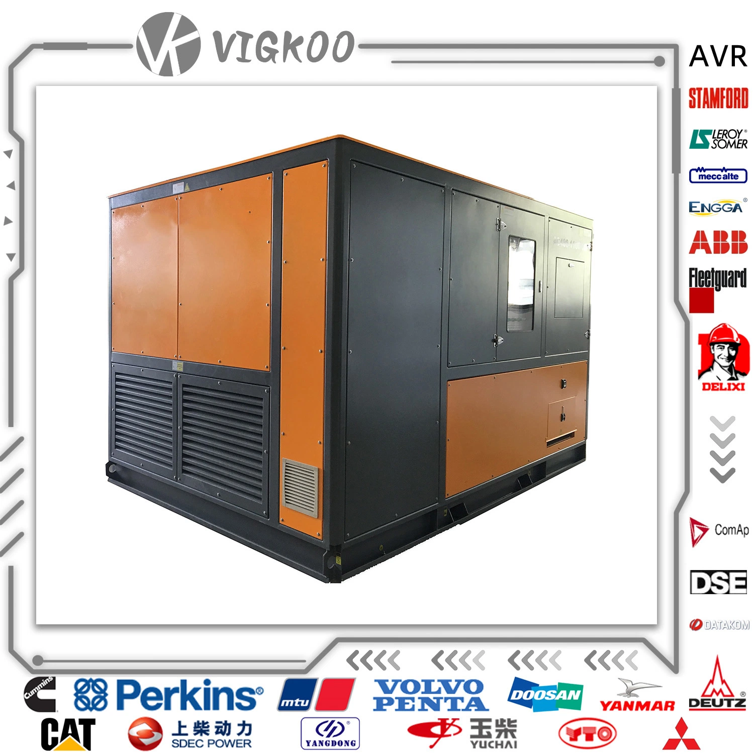 AC480-1100kw Resistive Inductive Load Bank for Diesel Generator Set Testing