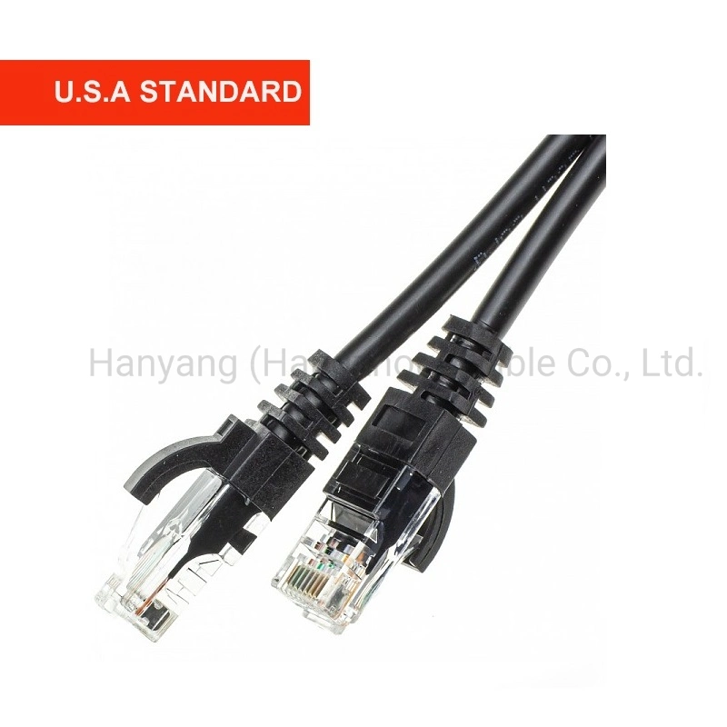 Hy6p11bk-3/2 UTP CAT6 Patch Cord LAN Cable 1.5m Black