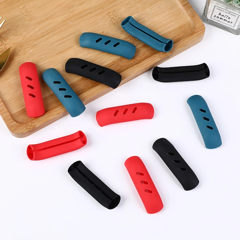 Wholesale Silicone Pan Handle Cover Frying Pan Soup Pot Anti Scalding Ear Cover