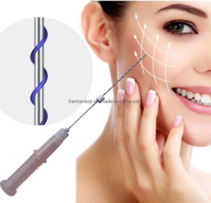 Supply Disposable Cosmetic Micro Sharp Tip 29g 25mm Mono Screw Pdo Face Body Lift Filling Thread