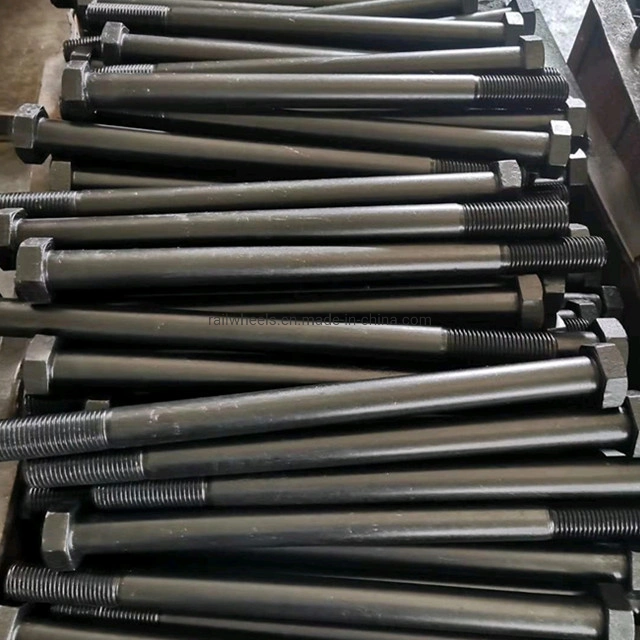 Supply Customized M8-M150 High Quality China Fastener Bolt Railway Track Bolt Hex Bolt