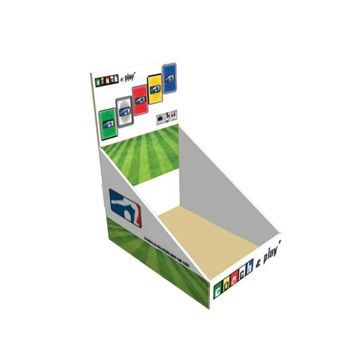 Custom Printed Corrugated Cardboard Counter Display Boxes for Retail Store