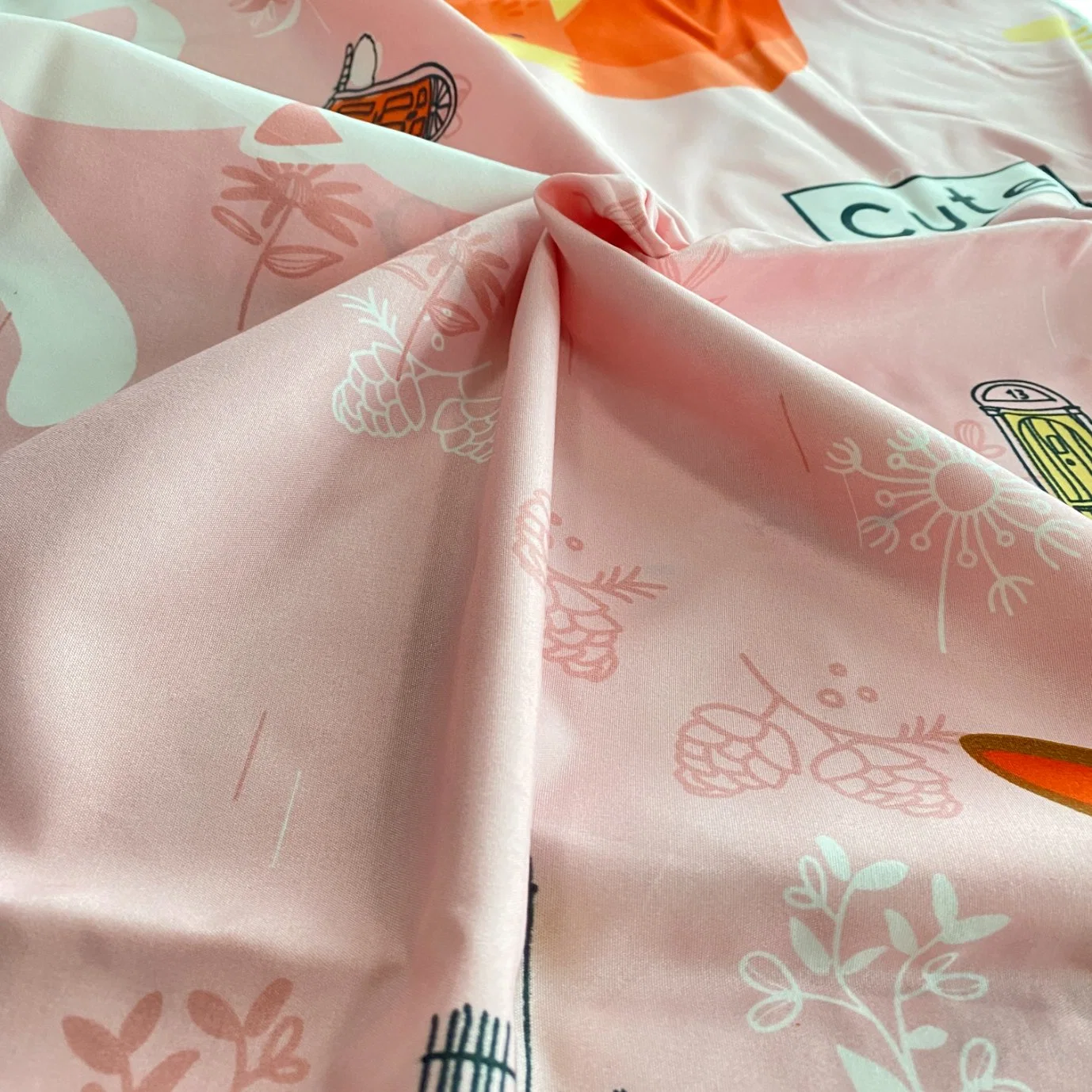 Fábrica de OEM/ODM de poliéster 100dispersar Imprimir tejido conjuntos de ropa de cama y hogar Industria Textil