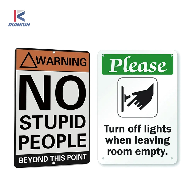 Customized Wholesale/Supplier Aluminum Traffic High Reflective Factory Price Waterproof Signs